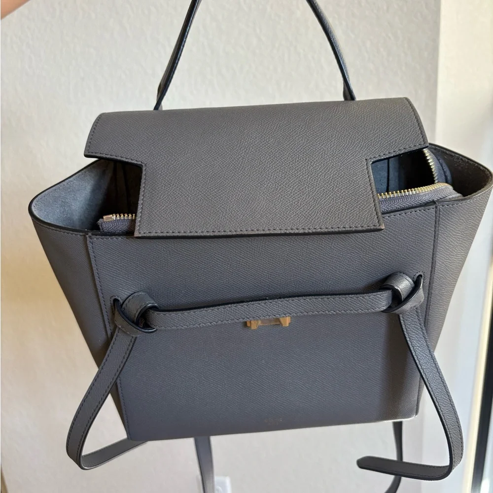 Elegant Gray Women's Handbag - Picture 13 of 13